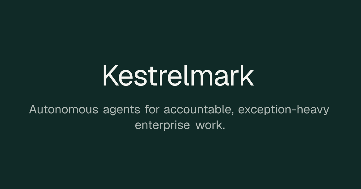 Kestrelmark — Every dev tool now ships an API for agents. Almost none of those agents will tell you…